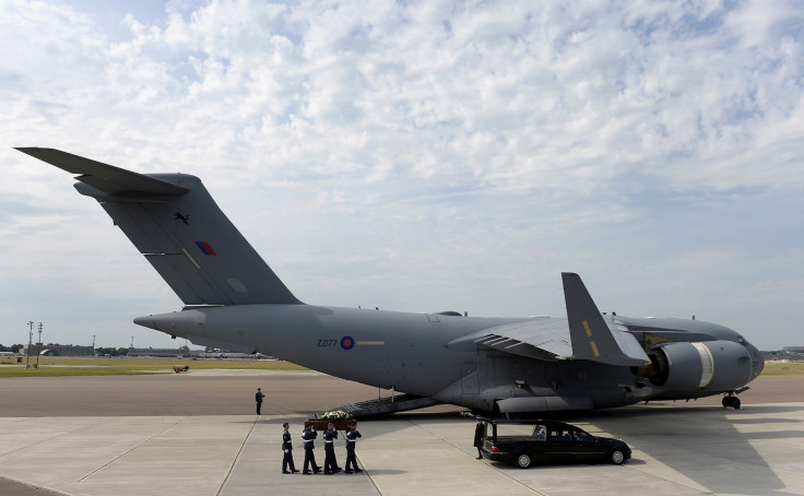 Repatriation at RAF Brize Nprton