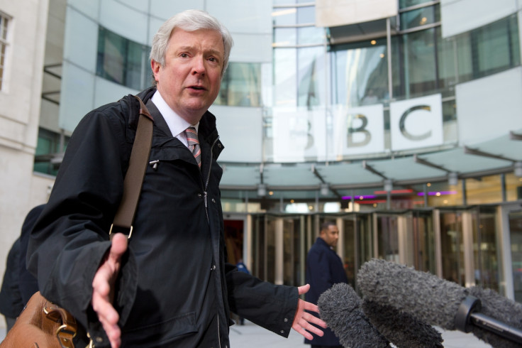 Tony Hall at the BBC HQ