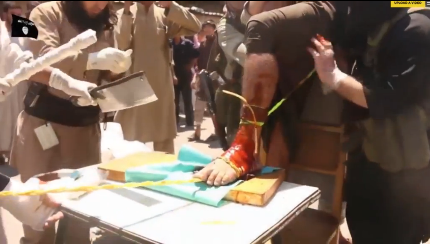 Isis in Syria: Jihadis release video of militants chopping ...