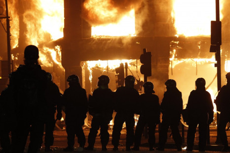 London riots and fires