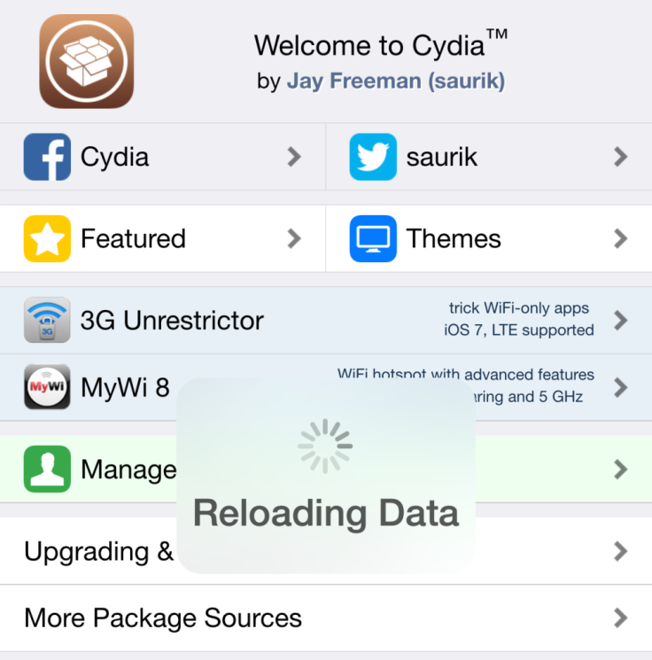 Dedicated Cydia tweaks for Cydia 1.1.19