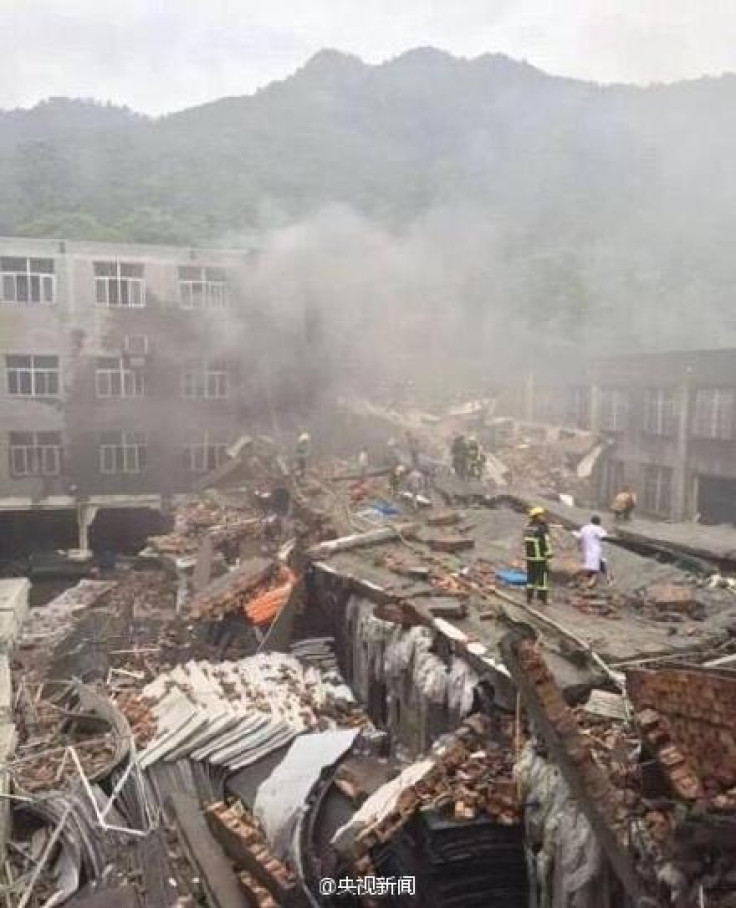 Shoe factory collapse