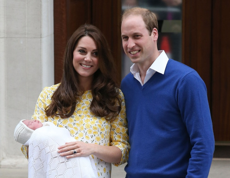 Will and Kate with Princess Charlotte