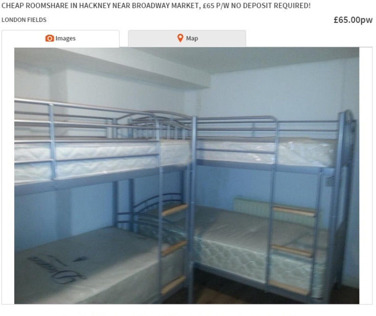 sharing bedroom london rents