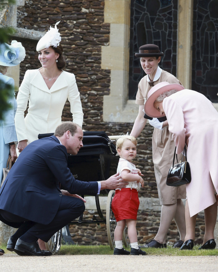 Royal nanny at Princess Charlotte christening