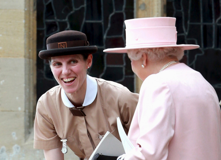 Nanny at Princess Charlotte christening