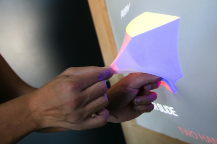 GHOST ultrasound haptic shape-changing displays