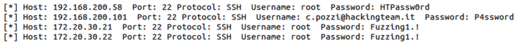 Hacking Team's weak passwords