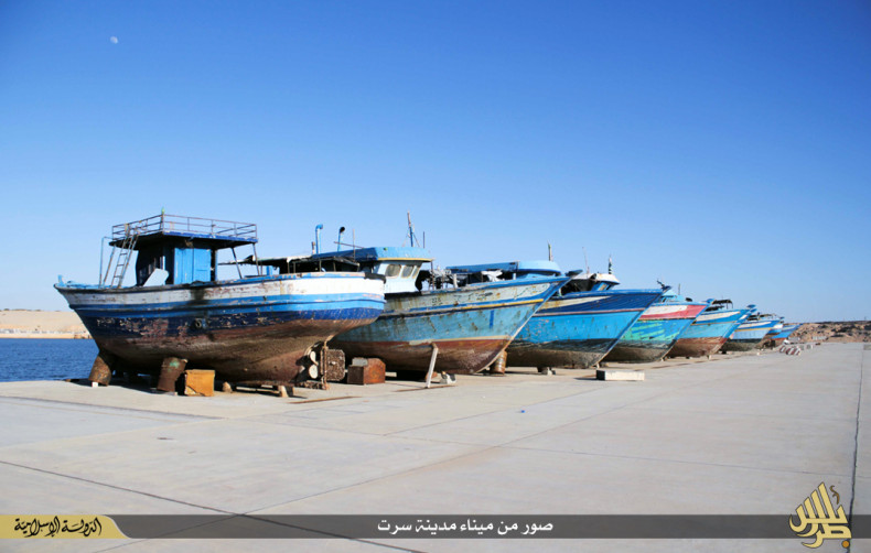 IS boats Sirte