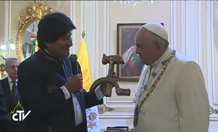 Evo Morales Pope Francis