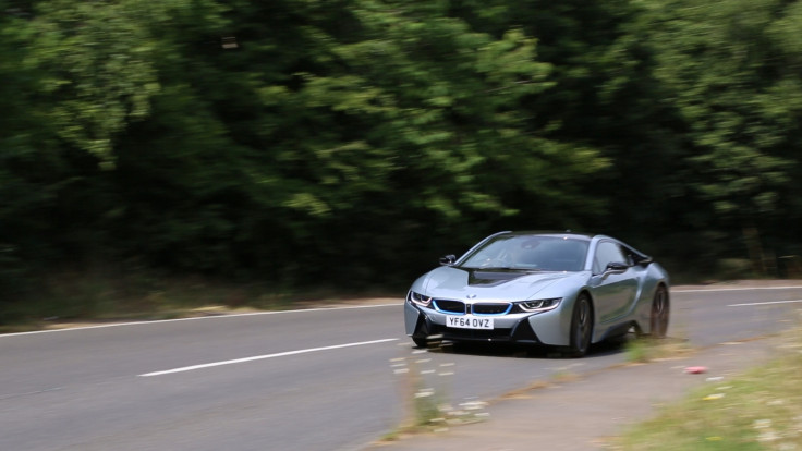 BMW i8 in action