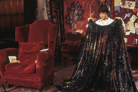 Harry Potter receives an invisibility cloak