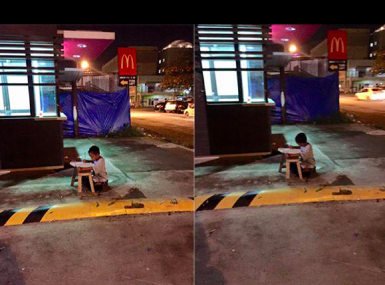 Homeless boy Philippines