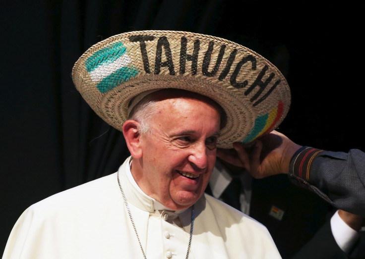 Pope Francis Bolivia Burger King