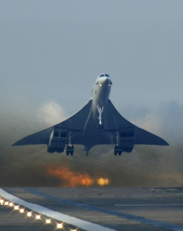British Airways Concorde flight taking off