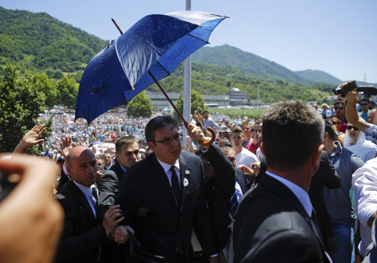 Serbian Prime Minister Aleksandar Vucic