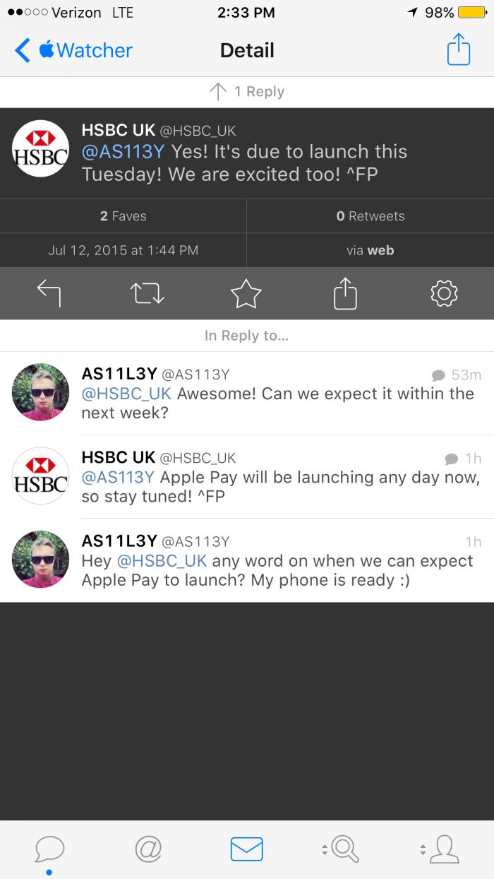 HSBC UK leaks Apple Pay start date
