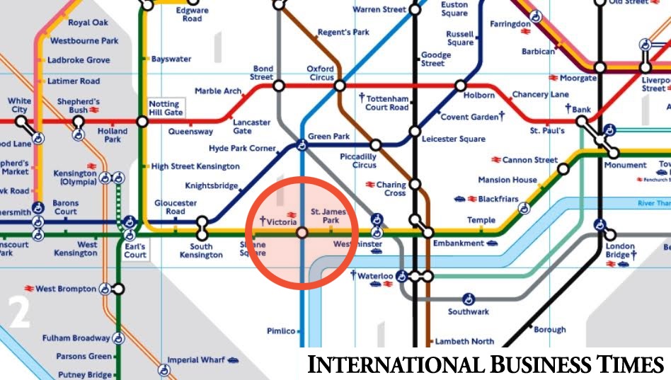 London Victoria Underground Map