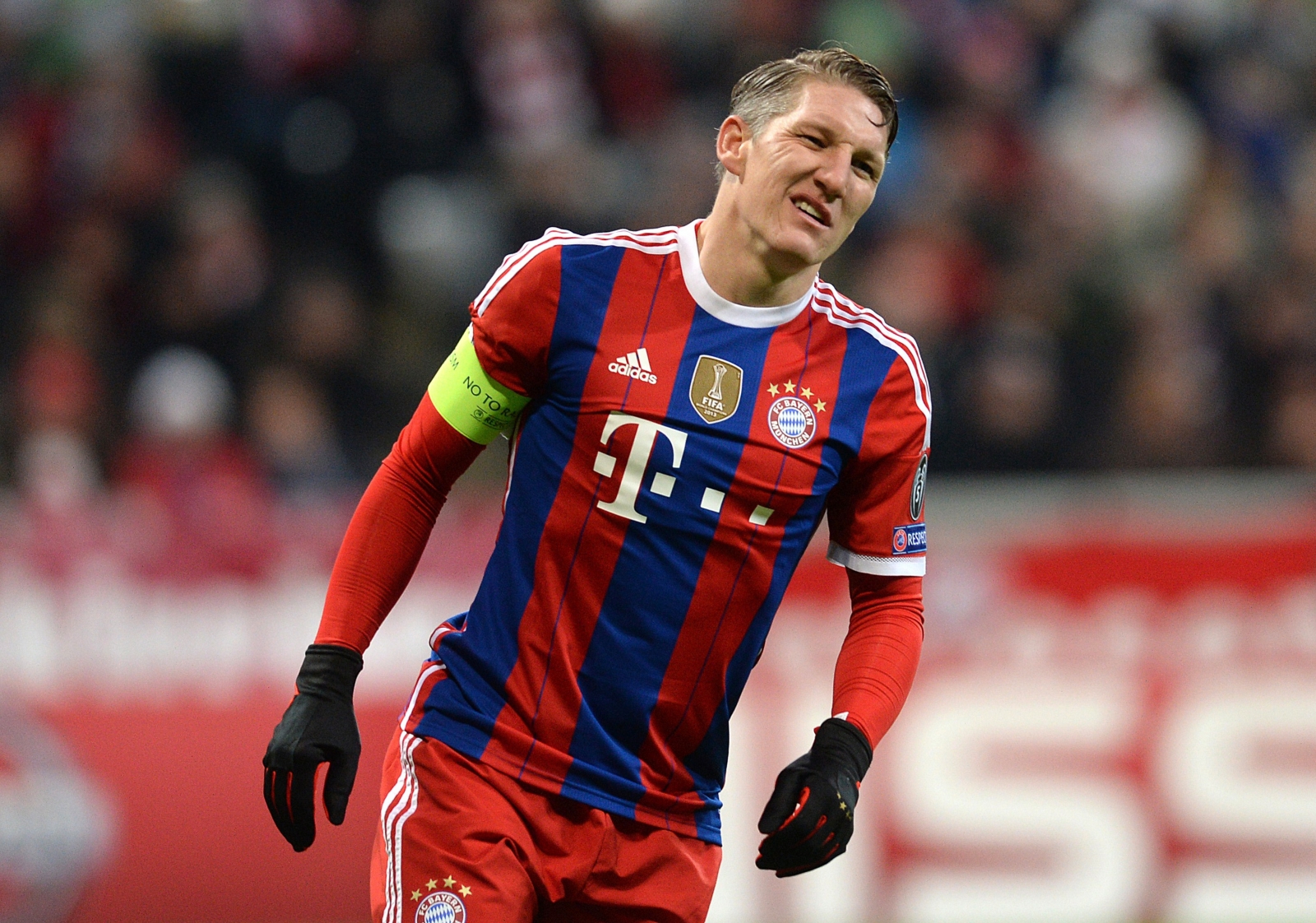 Schweinsteiger bastian champions league bayern against final trophy uefa munich career after player may quarter finals winning holds stadium dortmund