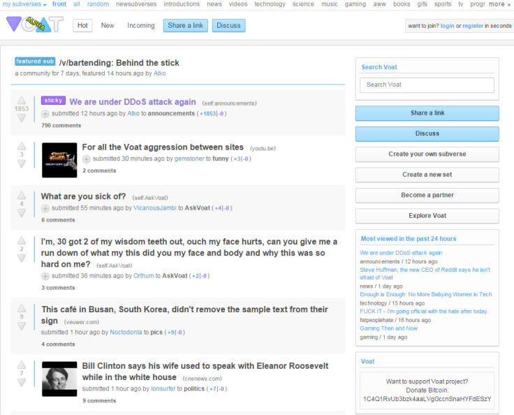 Reddit alternative Voat is attracting trolls