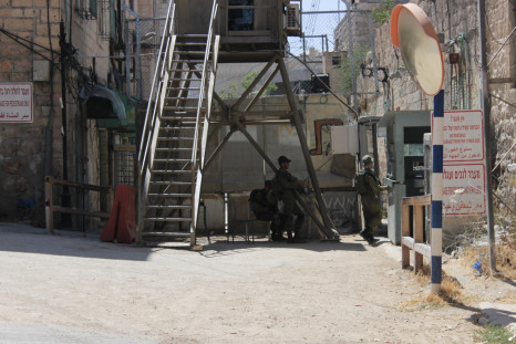 IDF checkpoint Hebron West Bank