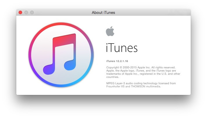 iTunes 12.2.1 iTunes 12.2.1