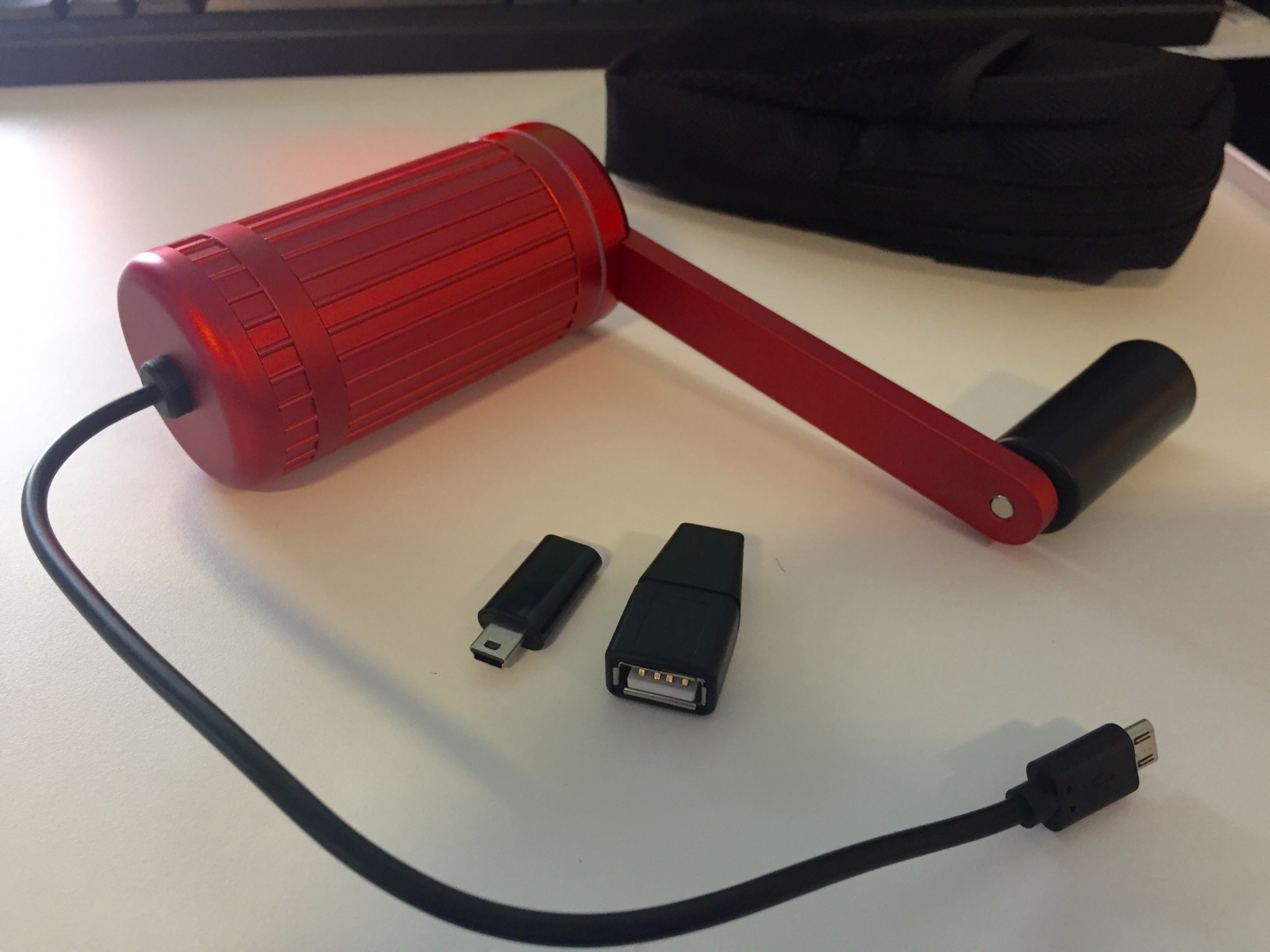 Crank Monkey The windup phone charger to climb a mountain with