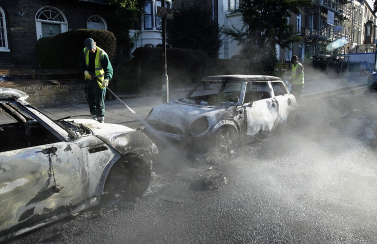 London Wakes to Ashes after Nights of Fiery Riots