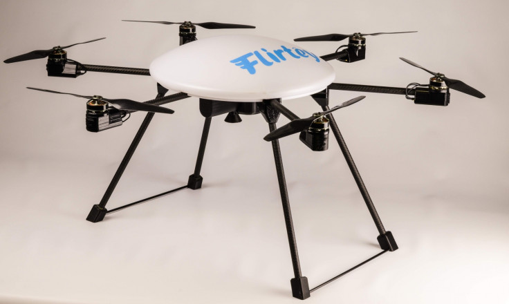 Flirtey drone used to deliver medical supplies