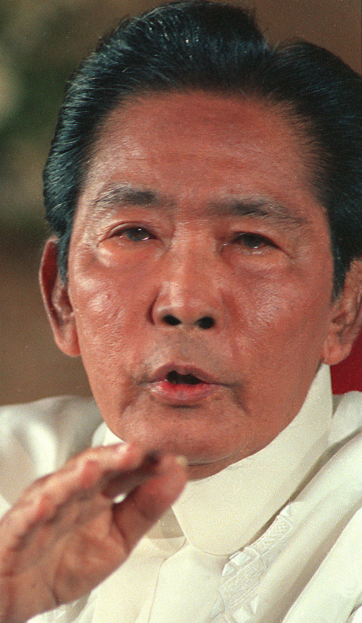 Filipino dictator Ferdinand Marcos