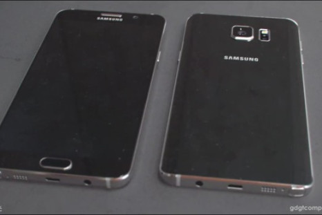 Leaked images of Samsung galaxy Note 5