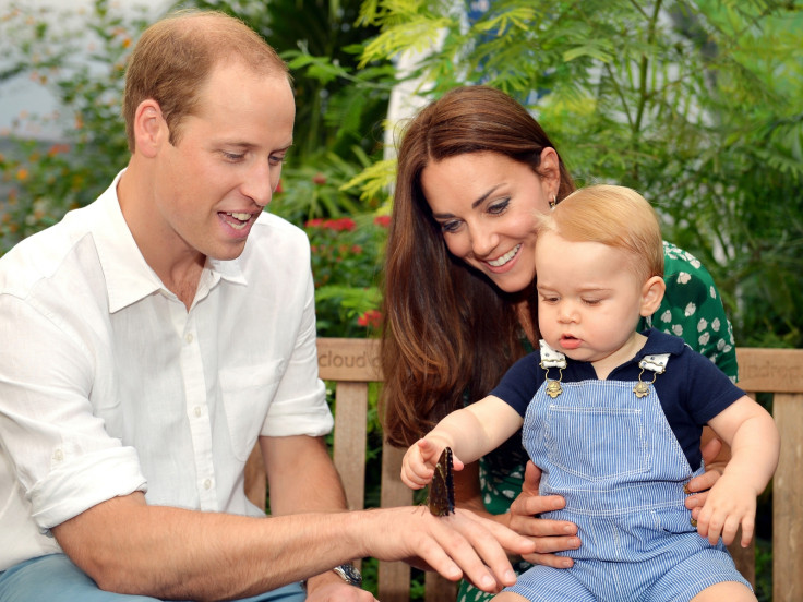 Prince William, Kate Middleton and Prince George