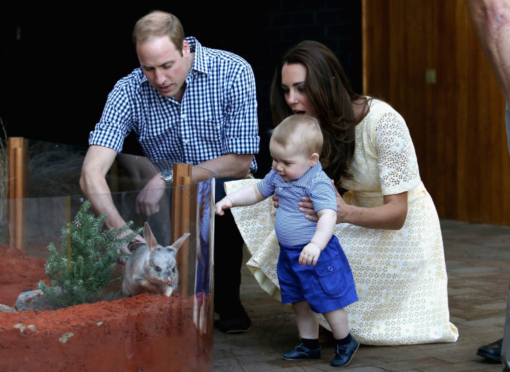 Prince William, Kate Middleton and Prince George