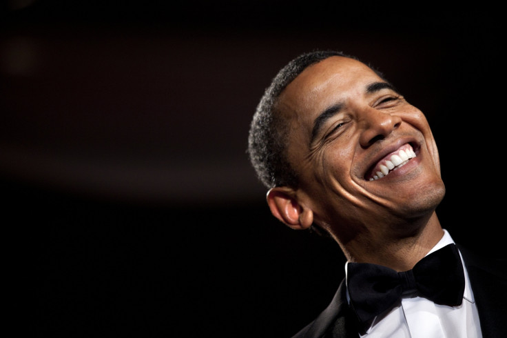 Barack Obama smiling