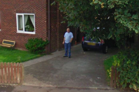 Man Google street view