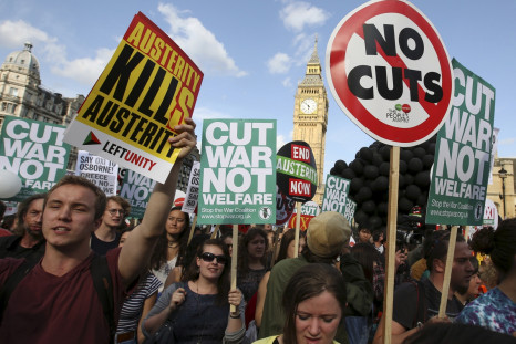 Protests against welfare cuts