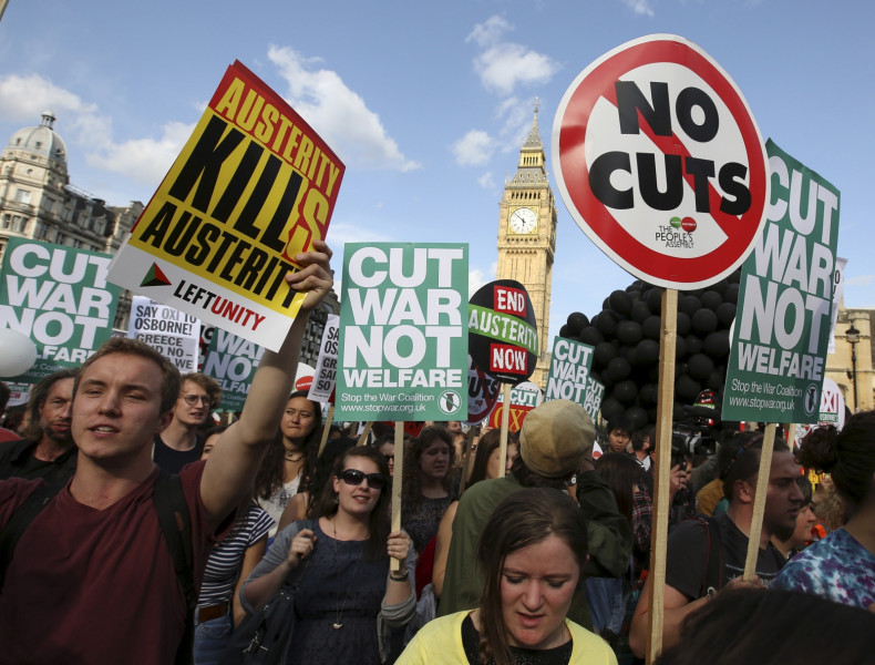 Protests against welfare cuts