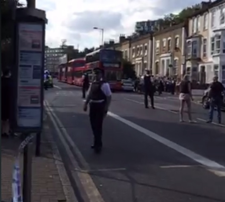 Hackney police cordon