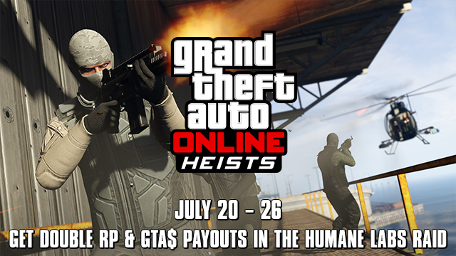 GTA 5 Online Heists: Rockstar Announces Double RP And GTA$ Payouts With ...