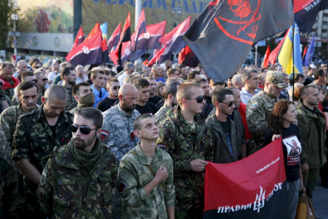Ukraine Right Sector rally