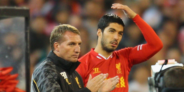 Luis Suarez Brendan Rodgers