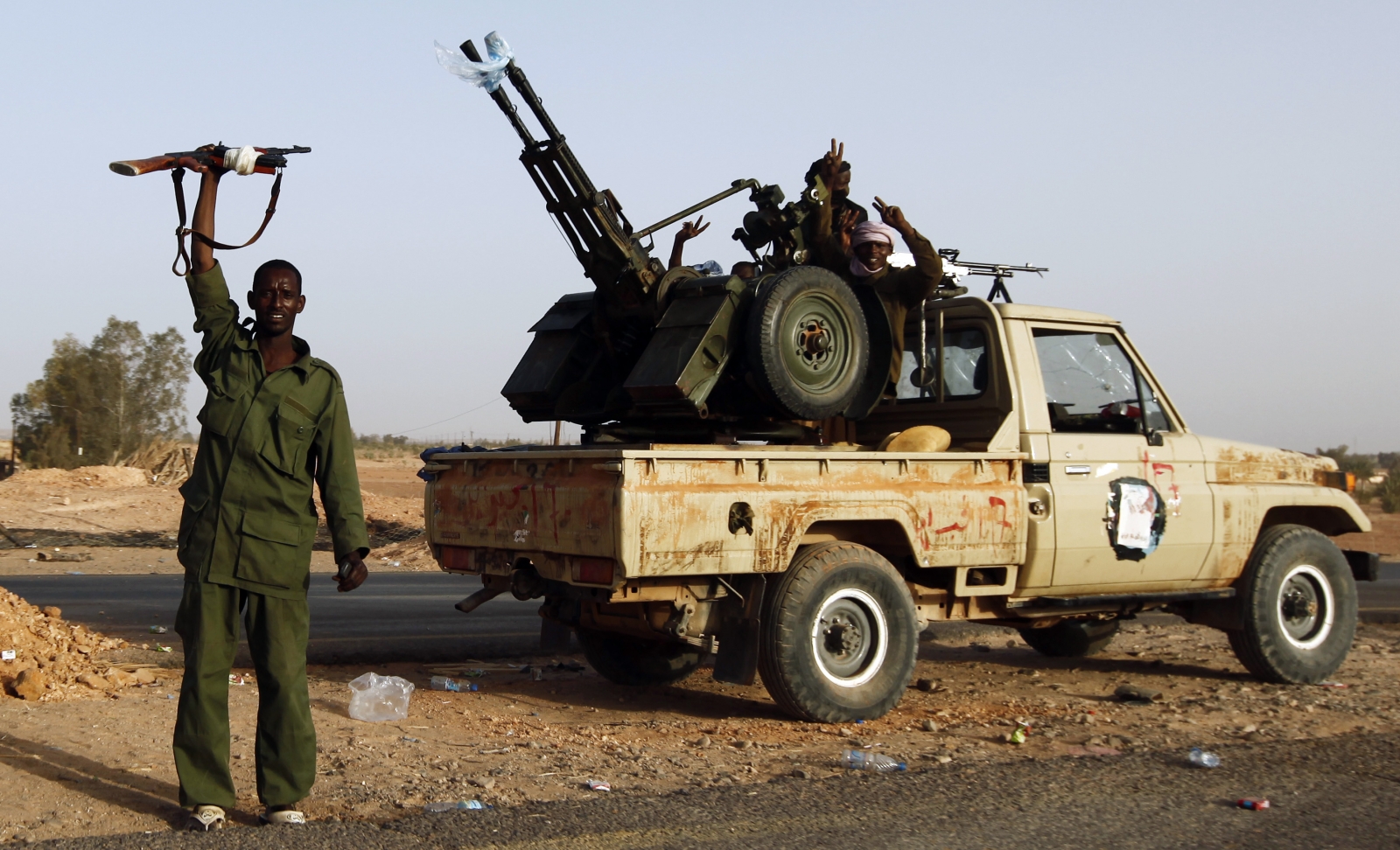 Tebu fighter Sabha Gaddafi Tebu fighter Sabha Gaddafi