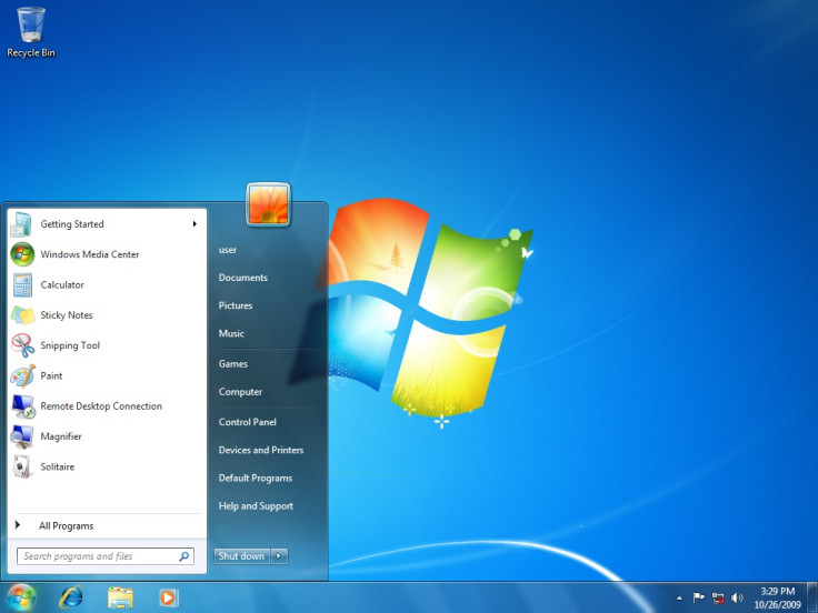 Windows 7 desktop