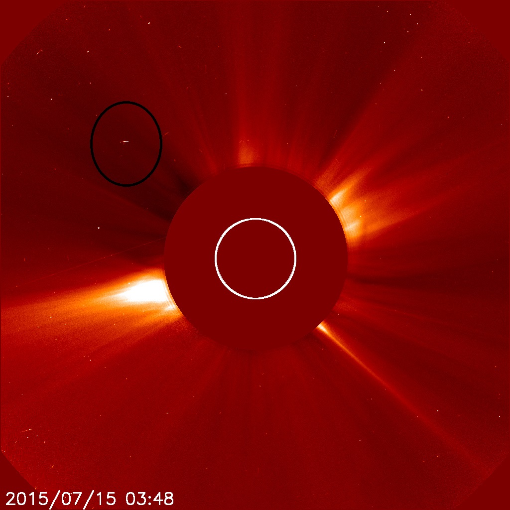 Мимо солнца. Sun UFO.