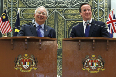 David Cameron and   Najib Razak