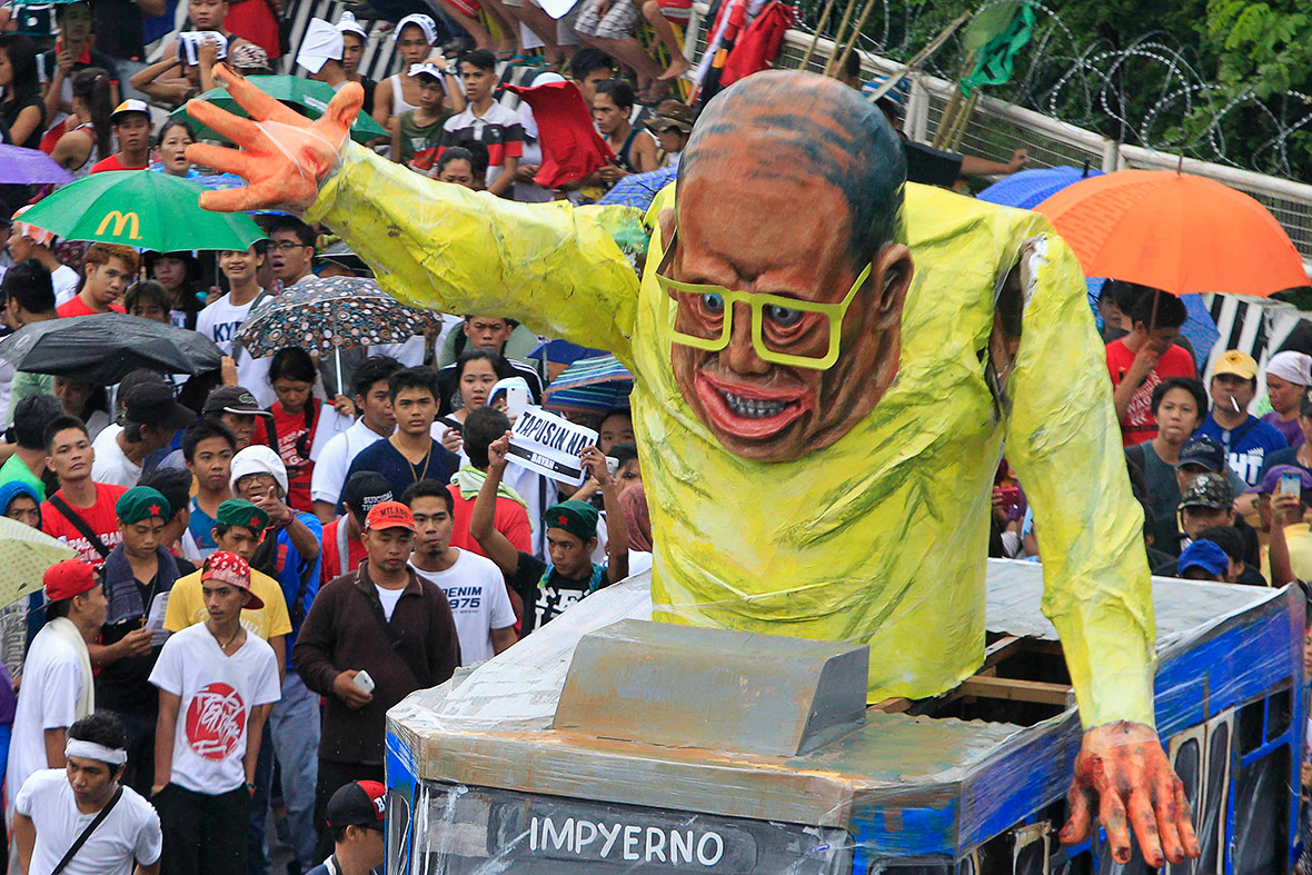 Philippines Aquino protest