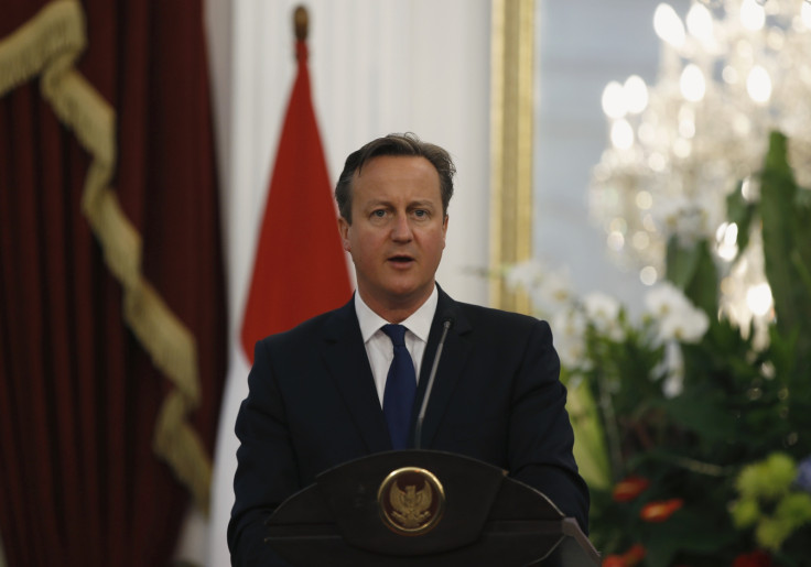 David Cameron in Jakarta