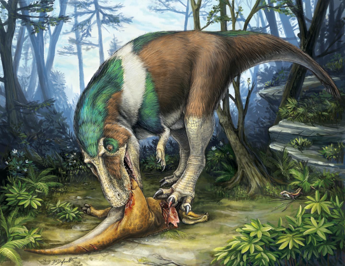 T.Rex teeth were perfect for tearing through flesh and crunching bones