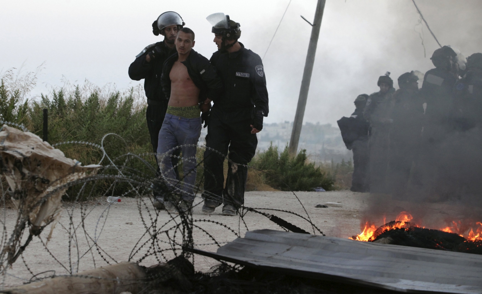 Israeli Forces And Settlers Clash During Evacuation Of West Bank ...