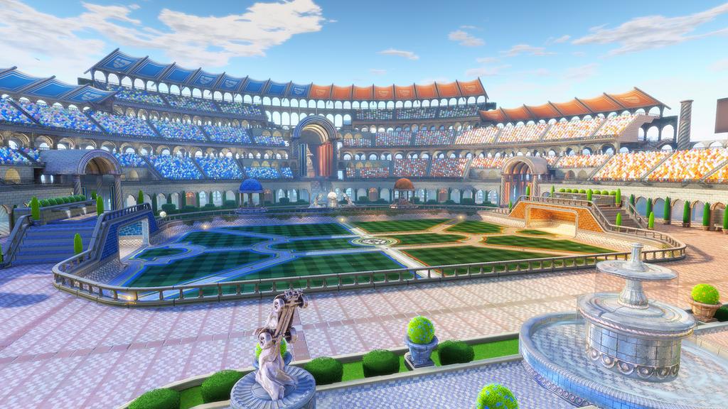 Rocket League: First free DLC stadium Utopia Coliseum shown off by